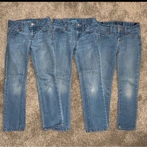 3 Pairs Girls Skinny Old Navy Jeans - 5